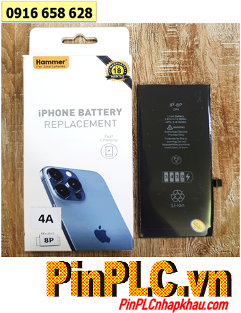 Pin iPhone 8Plus; Pin điện thoại di động iPhone 8PLUS (3430mAh, 3.7V-3.85V, dòng sạc 4A) chính hãng /Bảo hành 01 năm